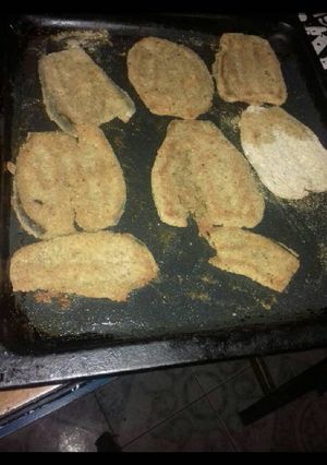 Una foto de Milanesas de berenjena!