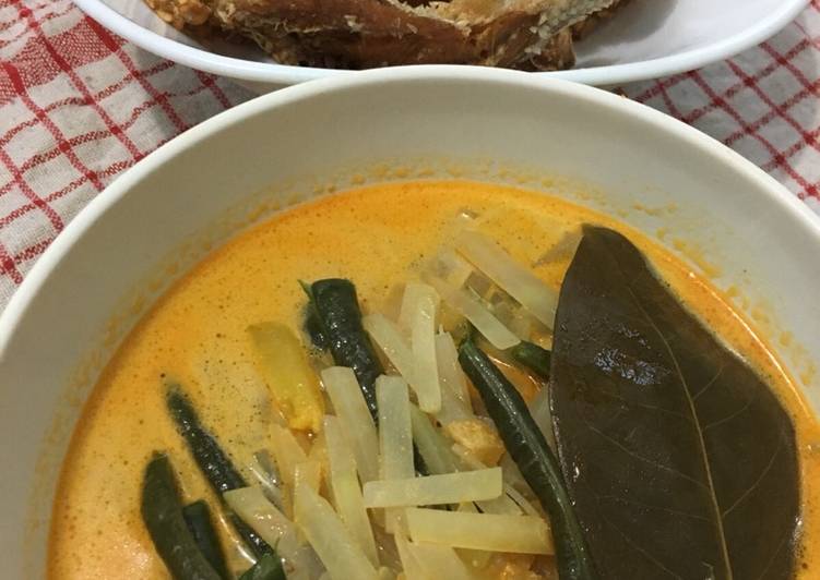 Resep Lodeh kates kacang panjang Anti Gagal