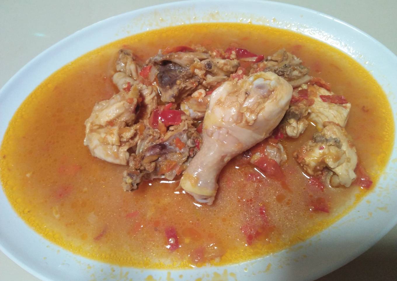 Balado ayam pedes manis #bikinRamadhanberkesan