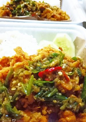 Foto resep 83. Ayam Geprek Sambel Ijo Level 10