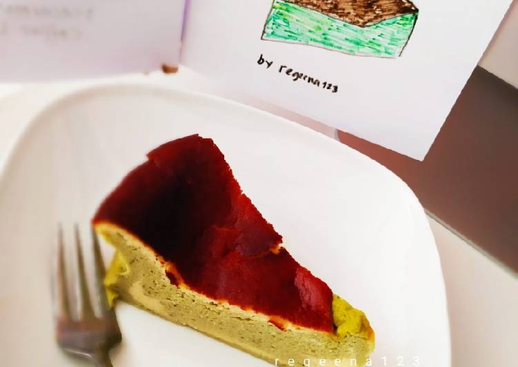 Easiest Way to Prepare Delicious Matcha Basque burnt cheese cake