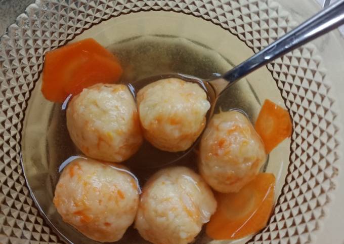 Resep Bakso kentang wortel simple Anti Gagal