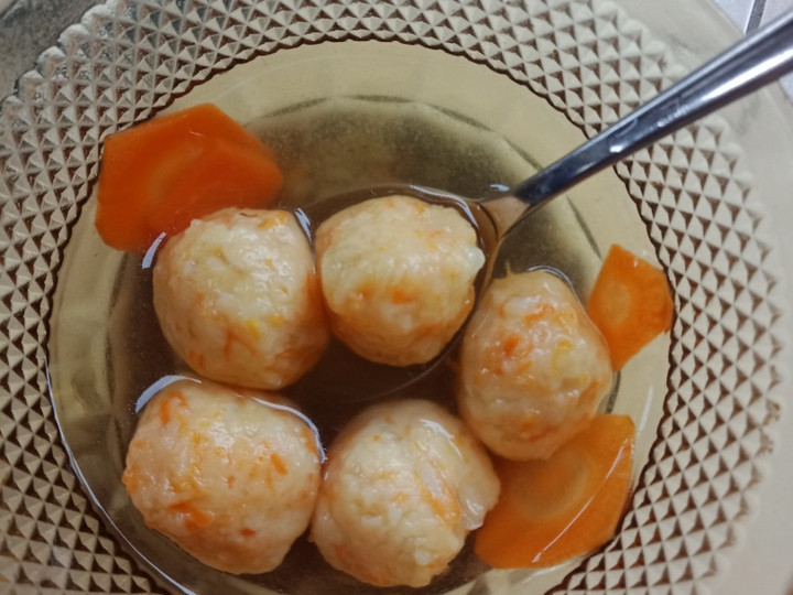 Resep Bakso kentang wortel simple Anti Gagal