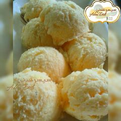 A picture of Homemade ice-cream.