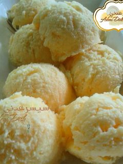 A picture of Homemade ice-cream.