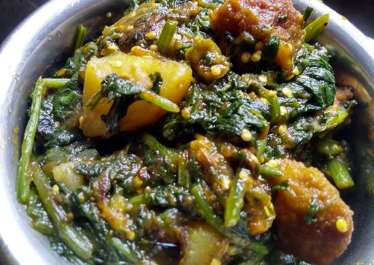 Recipe of Speedy Spinach and mix veg stir fry