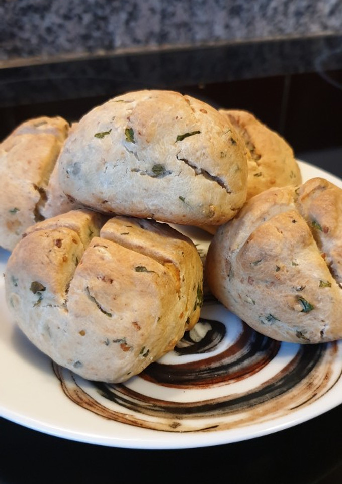 Una foto de Pan de ajo casero