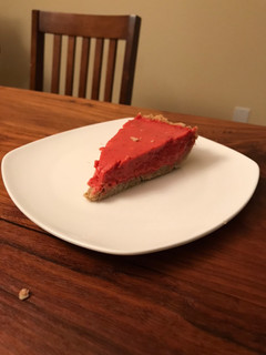 A picture of No Bake Strawberry Rhubarb Pie Filling.