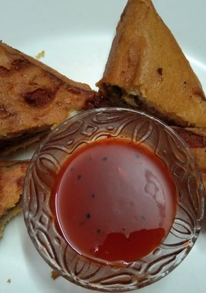 A picture of Bread Pakode.
