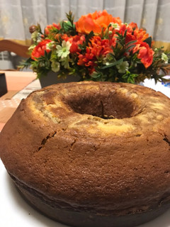 Foto de Bolo de mármore da mãe rosa