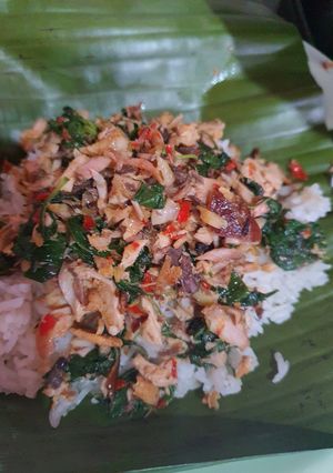 Foto resep Nasi bakar tuna