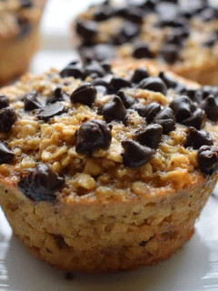 A picture of Baked Banana Oatmeal Muffin Cups.