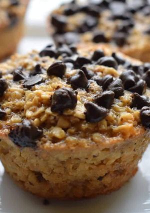 A picture of Baked Banana Oatmeal Muffin Cups.