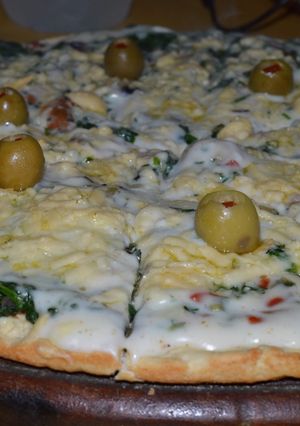 Una foto de Pizza de verdura