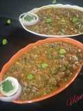 Green cholia (lilwa)curry.(Hara chana)