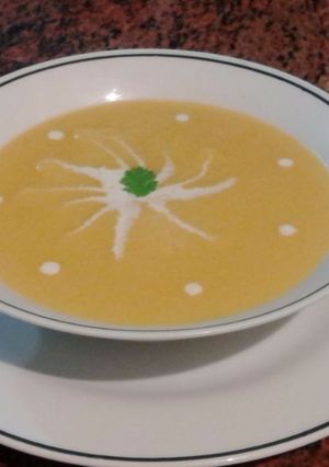 Una foto de Crema ahuyama