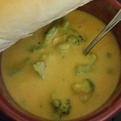 Vegan Cheddar Broccoli Soup A picture of Vegan Cheddar Broccoli Soup.