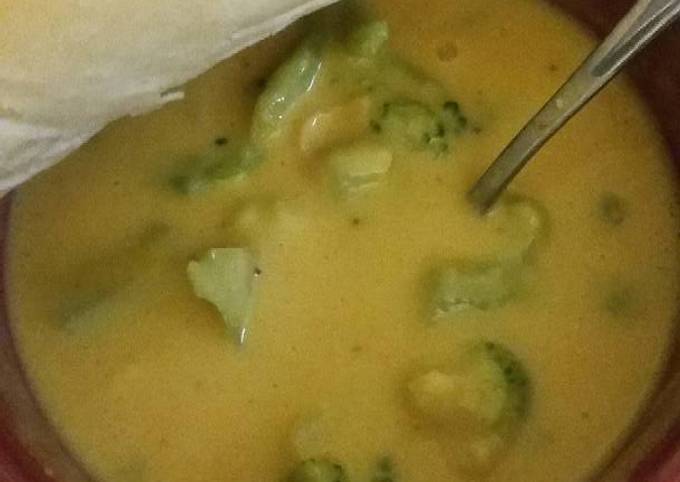 Recipe of Ultimate Vegan Cheddar Broccoli Soup