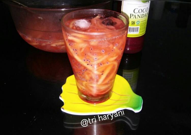 Resep: AppetizingEs Blewah Selasih