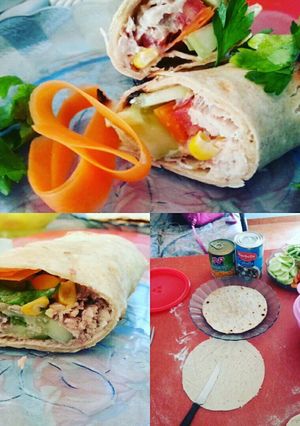 Una foto de Fajitas light