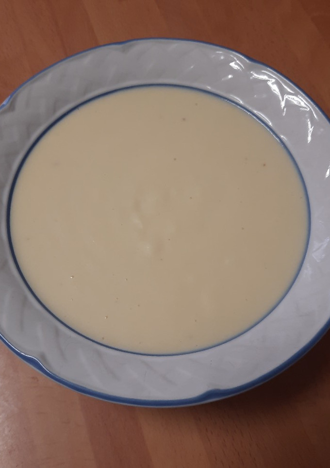Una foto de Vichyssoise o Crema de Puerros