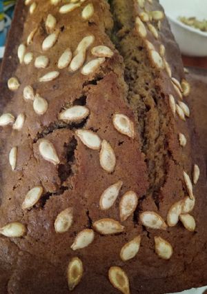 A picture of Starbucks style pumpkin bread #baking contest.