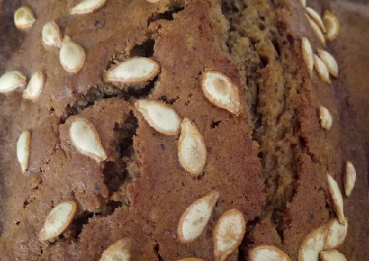 Recipe of Delicious Starbucks style pumpkin bread #baking contest