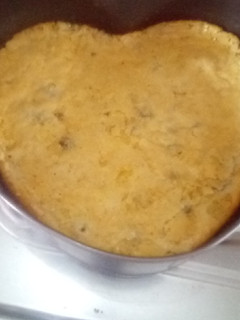 Una foto de Brownie de chocolate blanco sin Manteca