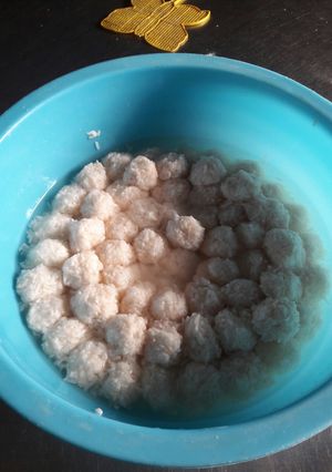 Hình của món Cơm rượu đón mùng 5 tháng 5.