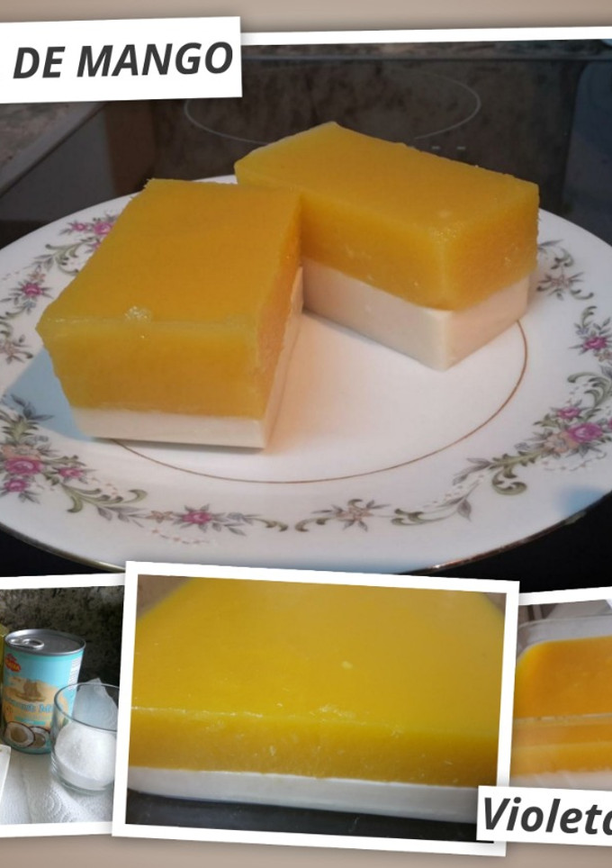 Una foto de Panacota de mango