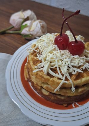 Foto resep ⚘️Waffle tape singkong ⚘️
