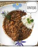 Guiso de lentejas con arroz