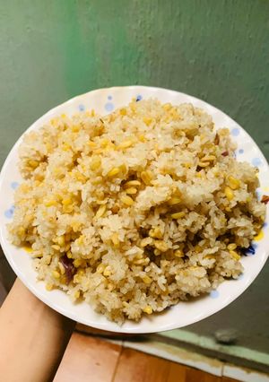 Hình của món Xôi đậu xanh mặn.