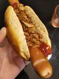 Hot dog con pan casero