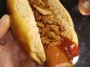 Una foto de pan para perrito caliente