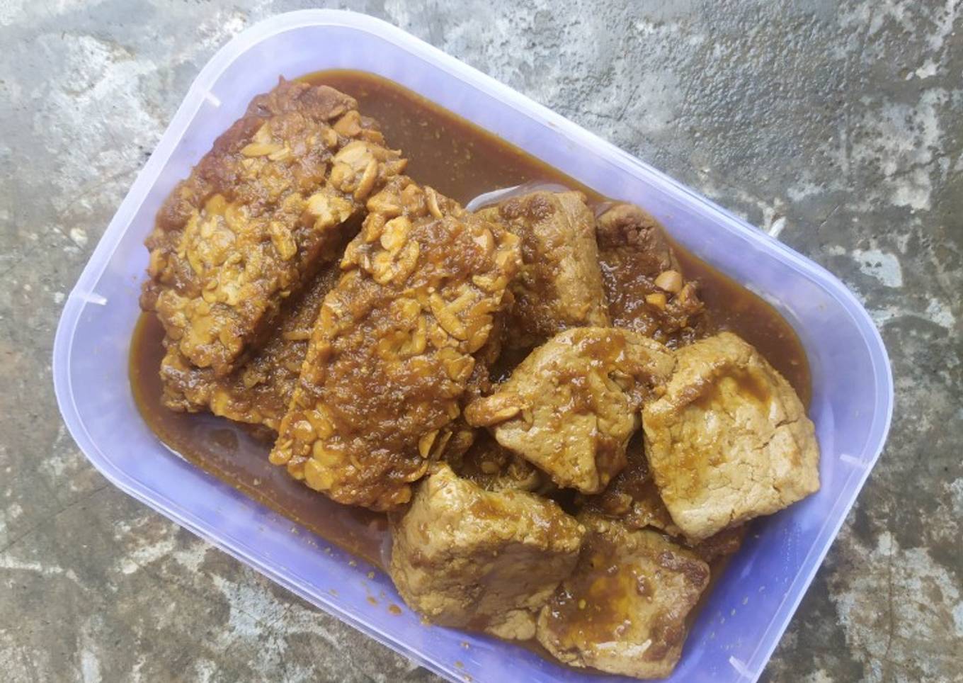 Tahu Tempe Bacem