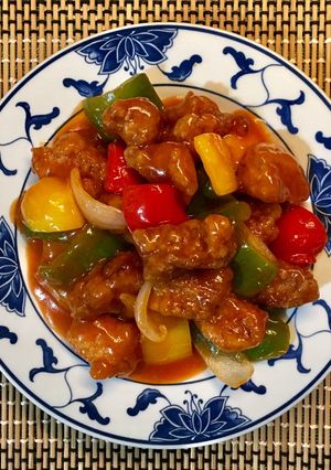 A picture of Sweet and Sour Pork.