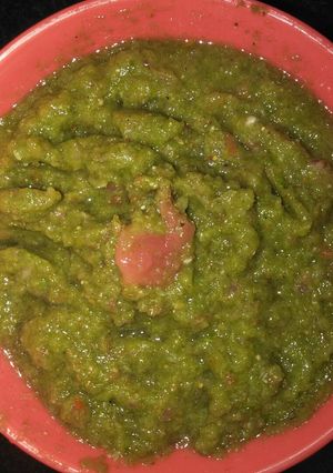 A picture of Beans chutney.