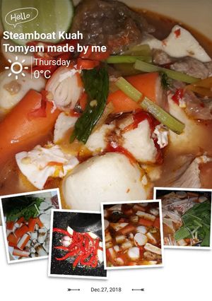 Foto resep Steamboat kuah tomyam