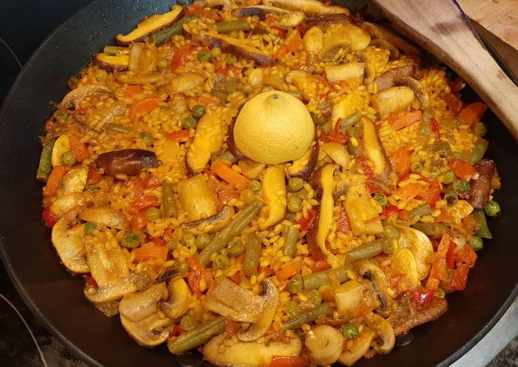 Paella vegetariana