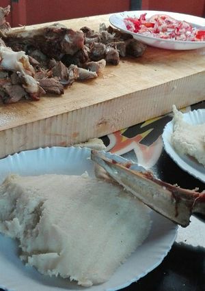 A picture of Nyama choma.