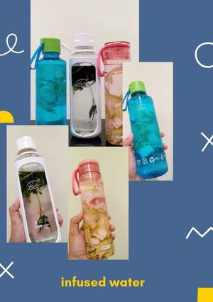 Foto resep Day 9-infused water sayur