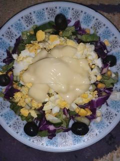 صورة لوصفة سلطة البيض لاصحاب الدايت 🥗