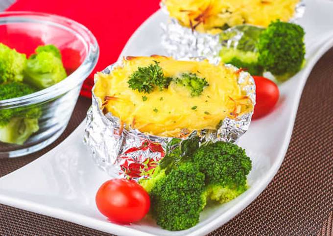 Langkah Mudah untuk Membuat Kentang Brokoli Keju, Bikin Ngiler