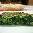 Tortilla de espinacas al ajillo con queso
