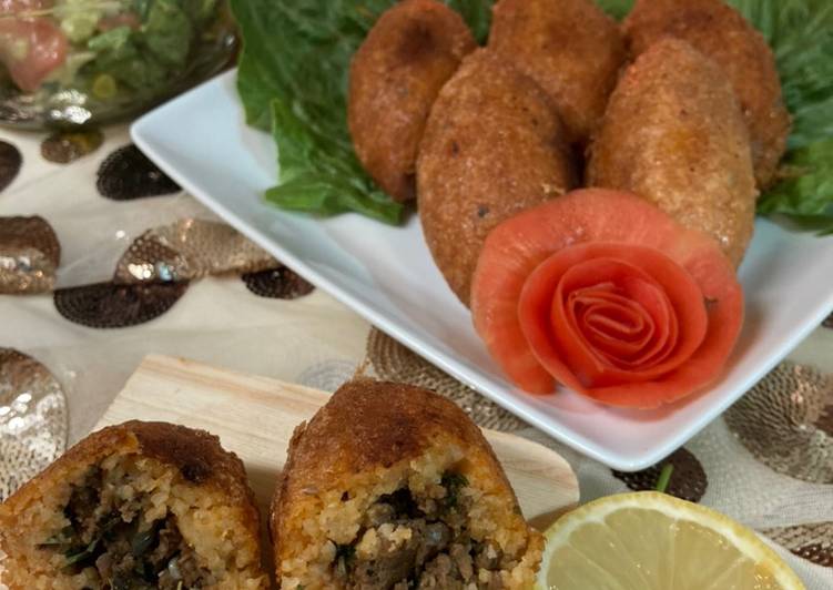 Recipe of Perfect İçli Köfte/Combro ala Turki🤭/Stuffed Meatball Turkish Style