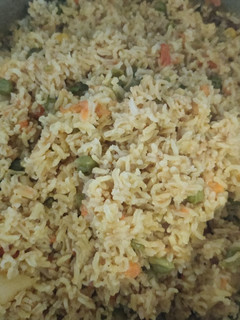 A picture of 3 spice vegetable rice.