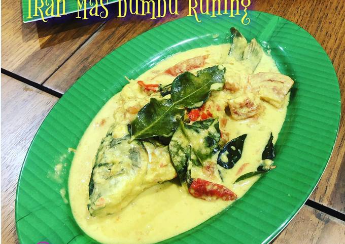 Resep Ikan Mas Bumbu Kuning Anti Gagal