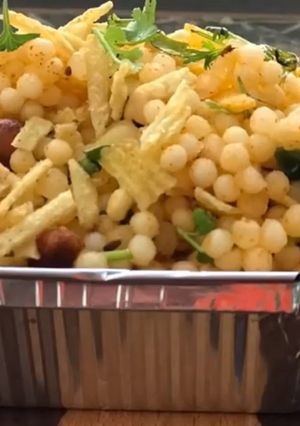A picture of Street style Sabudana Khichdi.