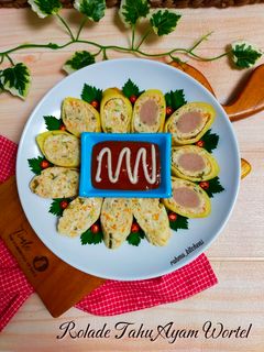 Foto resep Rolade Tahu Ayam Wortel
